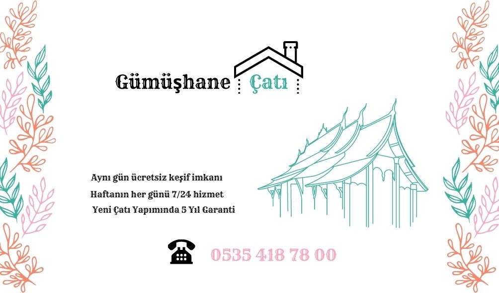Gümüşhane Çatı Ustası